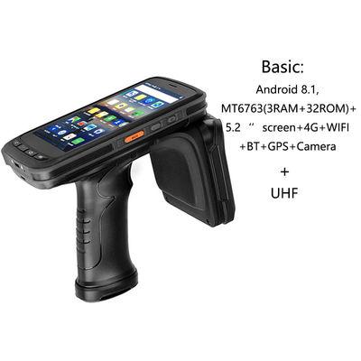 5,2 Zoll 8000mAh 32G industrielles Hand-PDA Android 8,1 OS