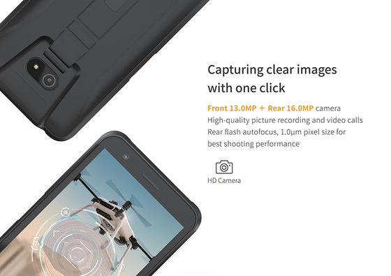 Drahtloser Hand-PDA Staub BT5.0 64G 430Nits Android beständig