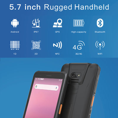 Drahtloser Hand-PDA Staub BT5.0 64G 430Nits Android beständig