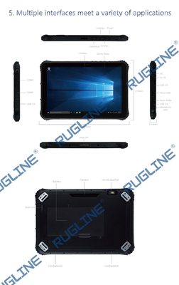 Schroffe Tablet 16:10 Windows CPU Z8350 mit NFC-Unterstützung ISO/IEC