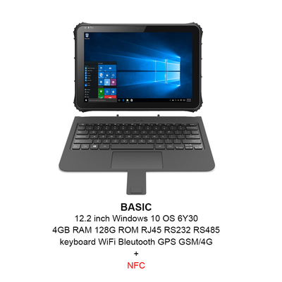 12,2 Tablet-Intel CPU 6Y30 des Zoll-1920x1200 Windows 10 schroffe