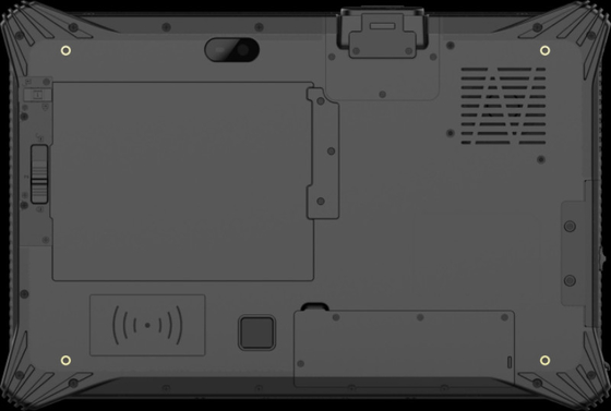 Industrielles schroffes Tablet Windows 10 RUGLINE mit NFC 1D/2D Scanner