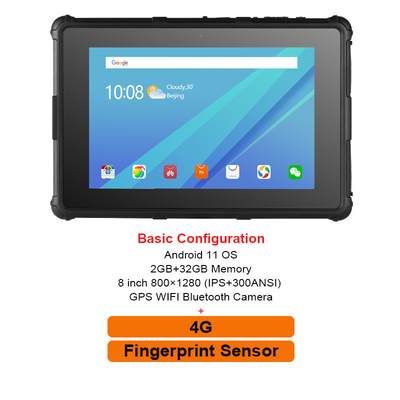 Schroffer Zoll 800X1280 IPS GPS IP67 Smart RF8R Android OSs Tablet-PC-8