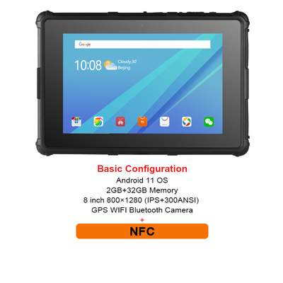 Schroffer Zoll 800X1280 IPS GPS IP67 Smart RF8R Android OSs Tablet-PC-8